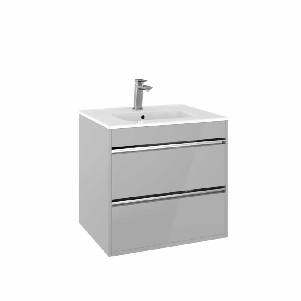 Kai 600 Double Drawer Basin & Unit